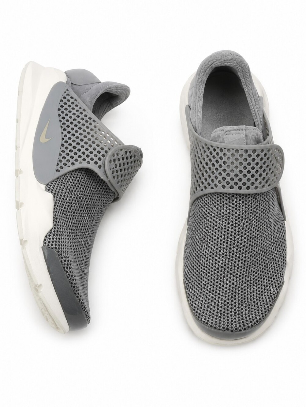 Nike Grey Sock Dart Laceless Slip On Sneakers sz 10